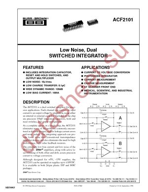 ACF2101BU/1K datasheet  